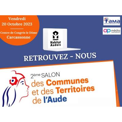 Habitat Audois présent au 2e Salon des Communes et des Territoires de l'Aude